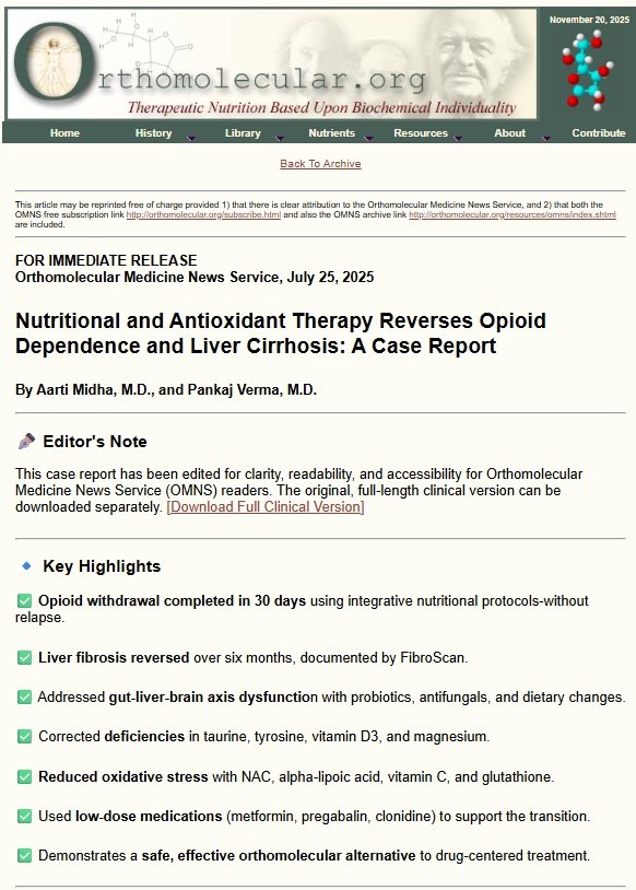 Nutritional and Antioxidant Therapy